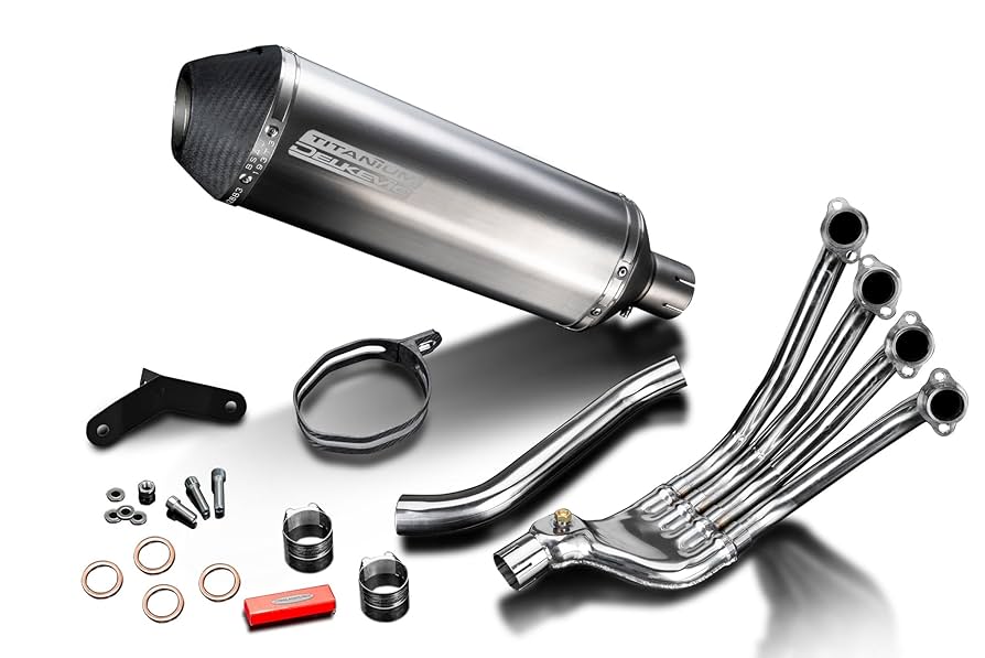 cbr650r delkebic製エキパイ Full 4 into 1 Exhaust in 304 Stainless Steel with Slip-on 8